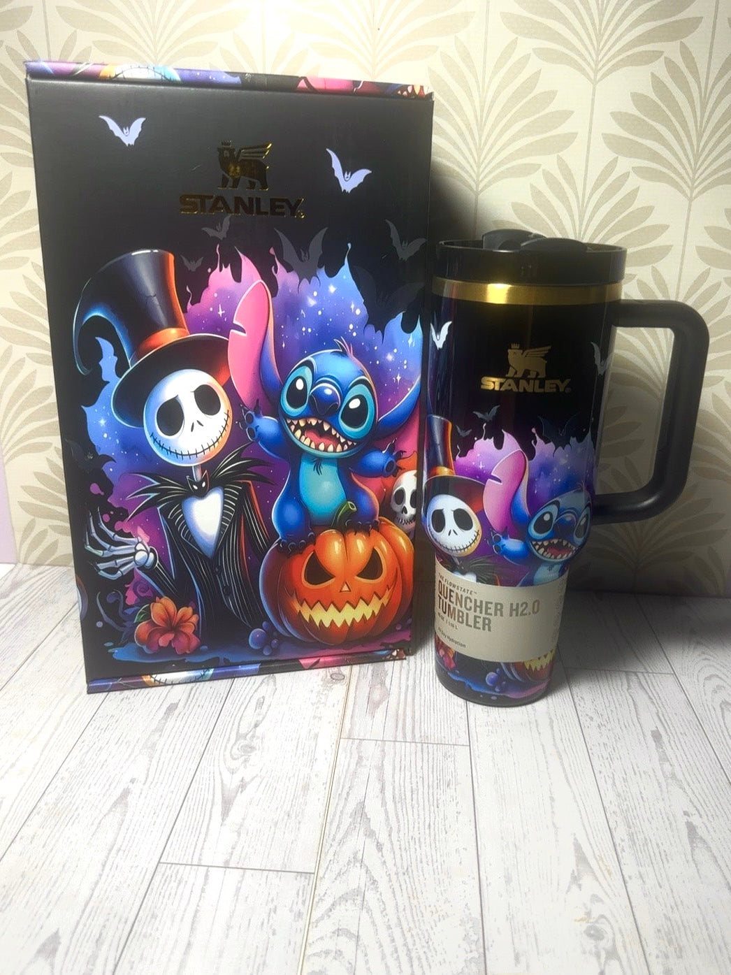 Glow in the Dark Halloween 40oz Tumbler Gift Set