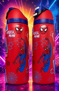 Red Web Hero Water Bottle – Flip Top Lid