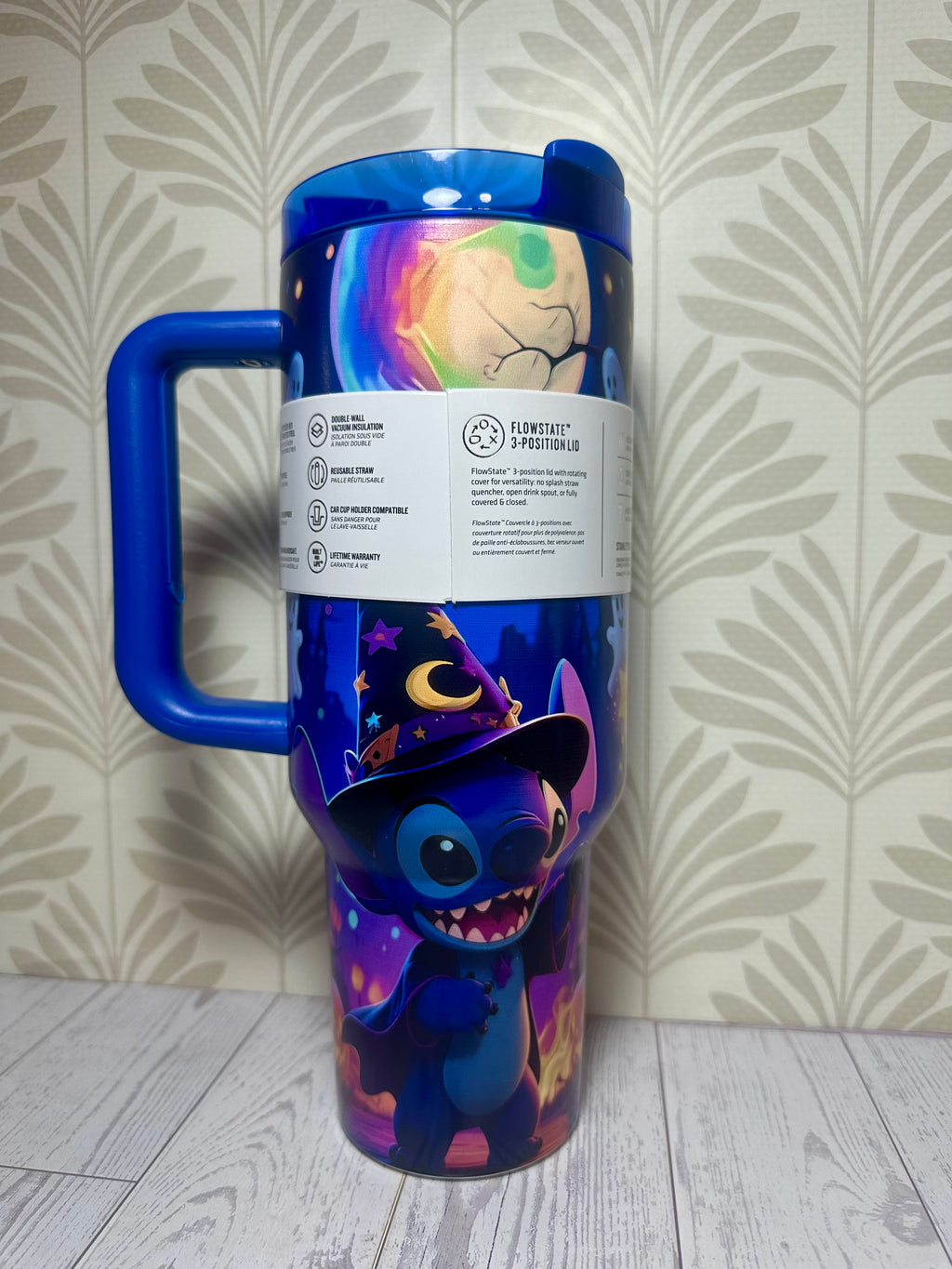 Blue Alien Glow in the Dark 40oz Tumbler Gift Set