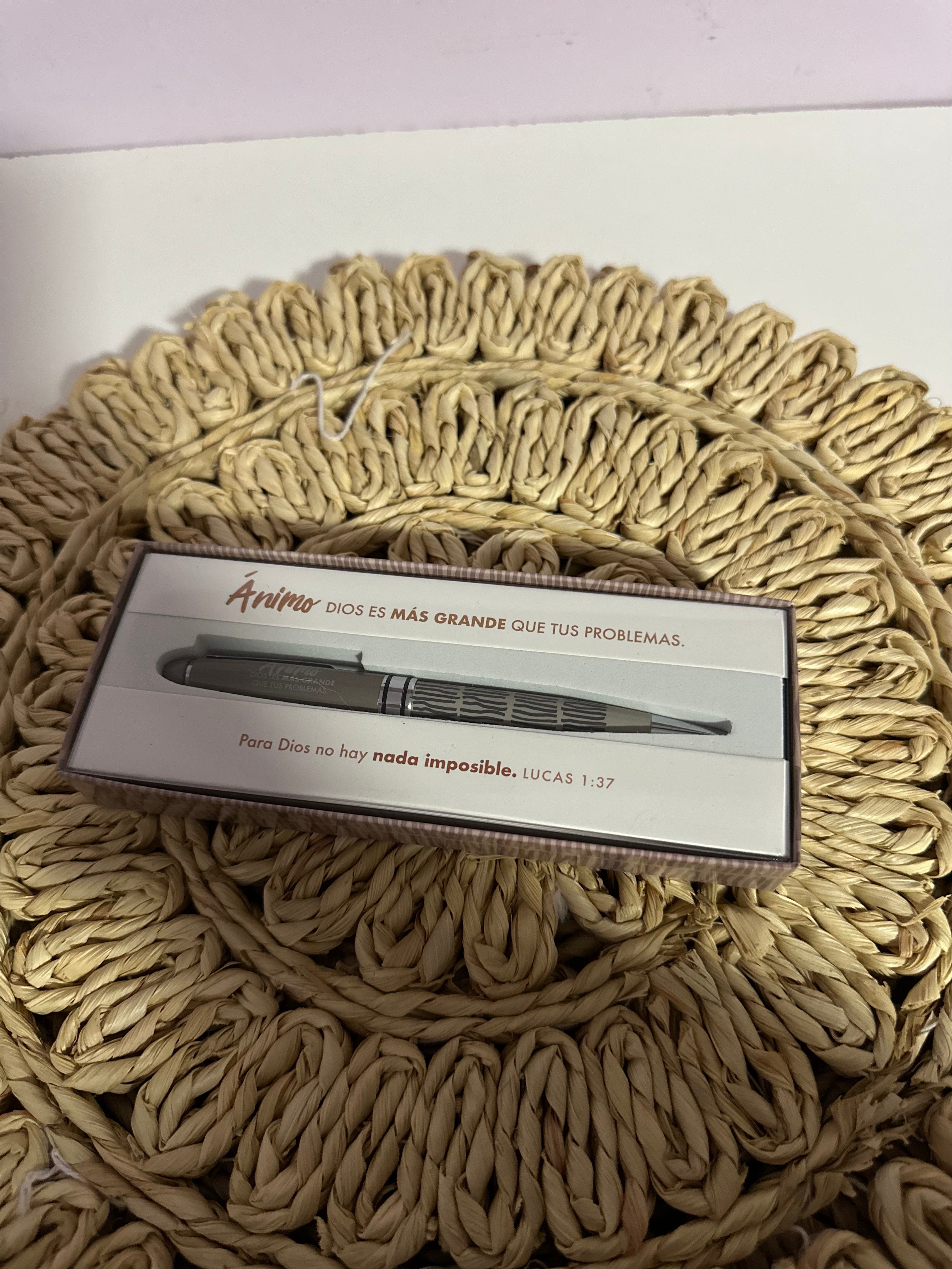 BOLIGRAFO PARA DIOS NO HAY NADA IMPOSIBLE