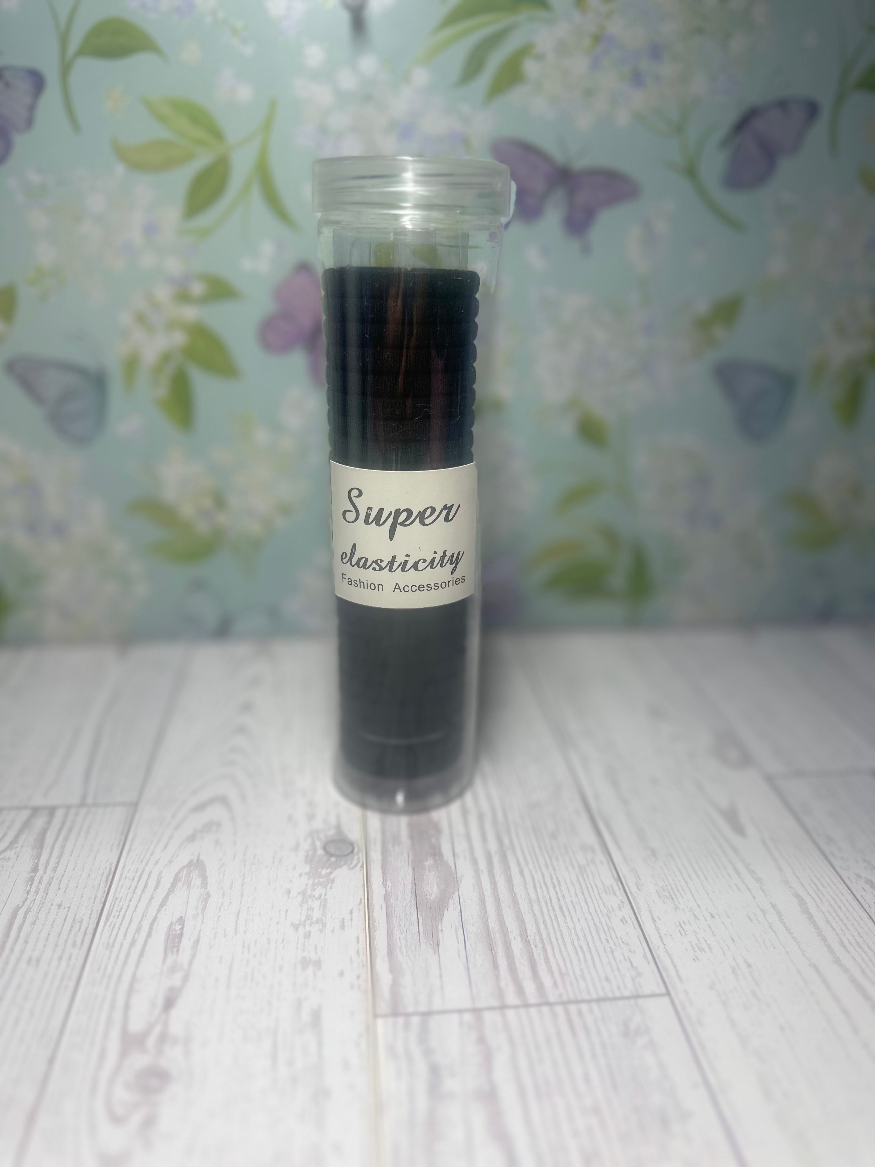 SMALL BLACK PONYTAILS