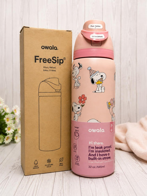 32 oz Insulated Bottle cartoon dog style